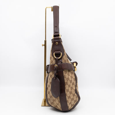 GG Running Hobo Bag Brown