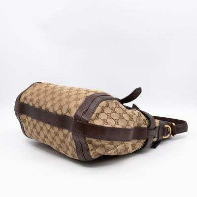 GG Running Hobo Bag Brown