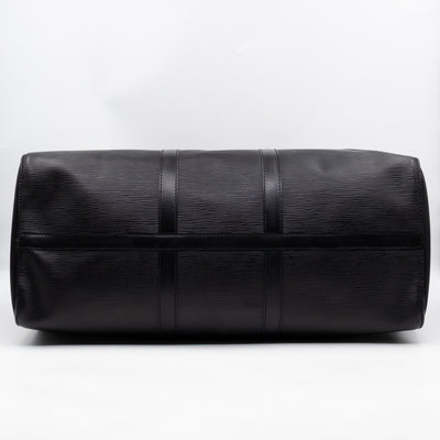 Keepall 50 Black Epi Leather