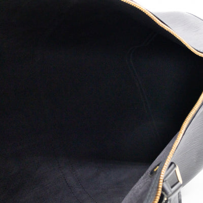 Keepall 50 Black Epi Leather