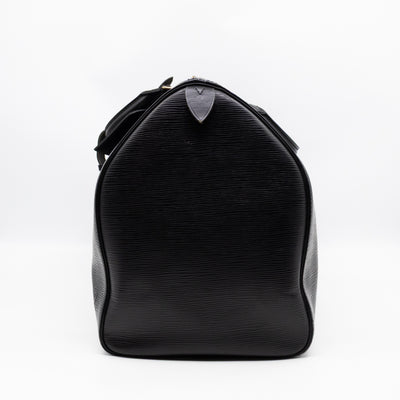 Keepall 50 Black Epi Leather