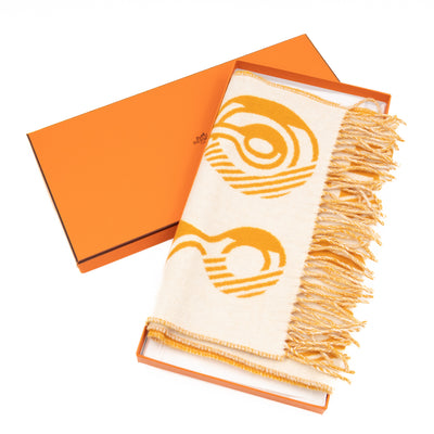 Casaque Do Re Boucles Scarf Orange