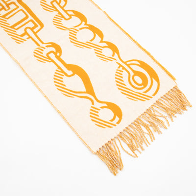 Casaque Do Re Boucles Scarf Orange