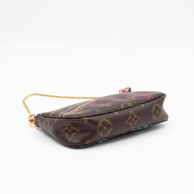 Mini Pochette Accessoires Monogram Christmas Animation