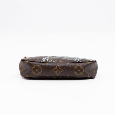 Mini Pochette Accessoires Monogram Christmas Animation