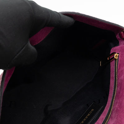 Mildenhall Medium Dark Plum Grained Leather