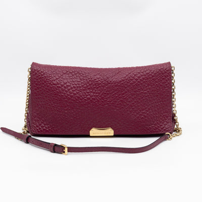 Mildenhall Medium Dark Plum Grained Leather