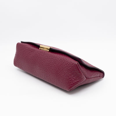 Mildenhall Medium Dark Plum Grained Leather