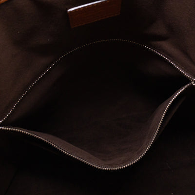 Automne-Hiver Defile Homme North South Tote Brown Leather