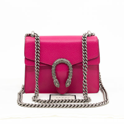 Dionysus Mini Pink Leather