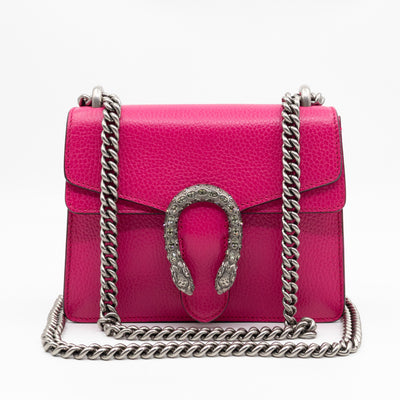 Dionysus Mini Pink Leather