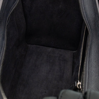 Mini Luggage Black Leather