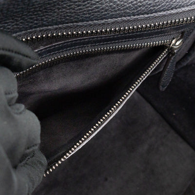 Mini Luggage Black Leather