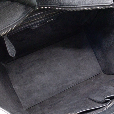 Mini Luggage Black Leather