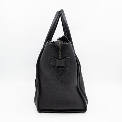 Mini Luggage Black Leather