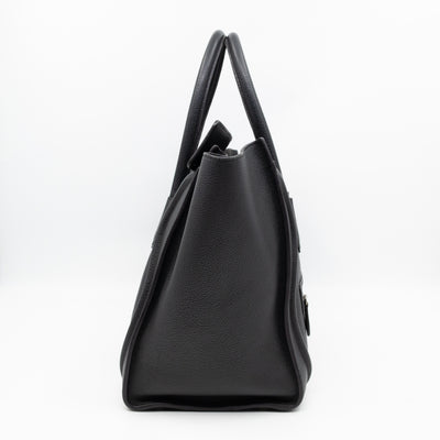 Mini Luggage Black Leather