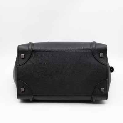Mini Luggage Black Leather