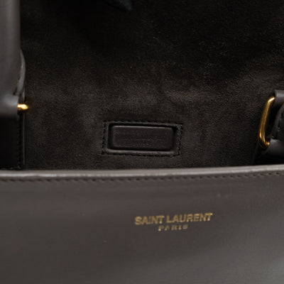Classic Duffle 12 Bag Grey Suede & Leather