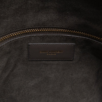 Classic Duffle 12 Bag Grey Suede & Leather