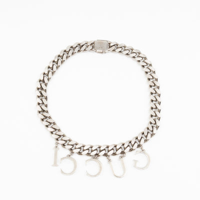 Gucci Script Choker Palladium