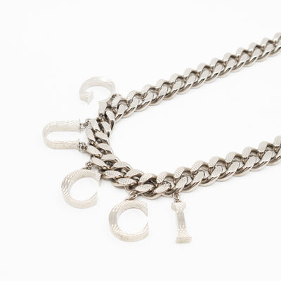 Gucci Script Choker Palladium