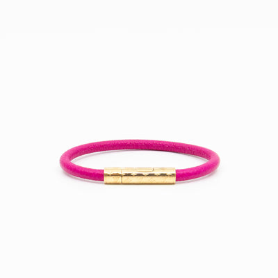 Confidential Bracelet Pink Leather