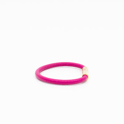 Confidential Bracelet Pink Leather