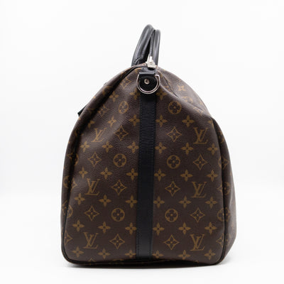 Keepall 55 Bandouliere Monogram Macassar