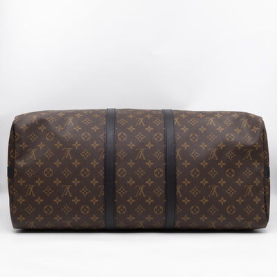 Keepall 55 Bandouliere Monogram Macassar