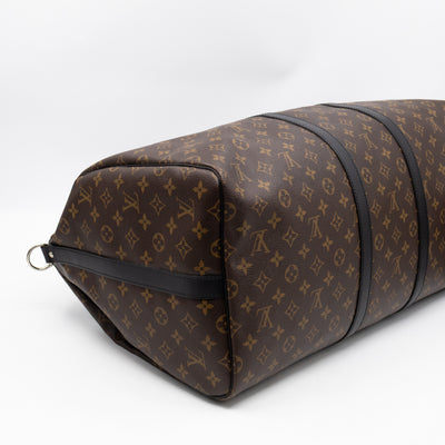 Keepall 55 Bandouliere Monogram Macassar