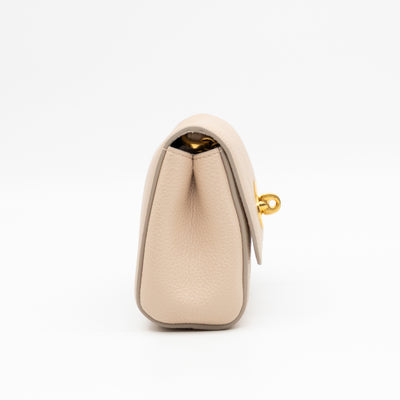 Lily Mini Beige Leather