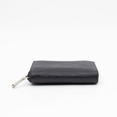 Zippy Coin Purse Black Epi Leather