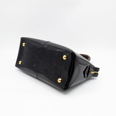Miroir Tote Metallic Black Vernis