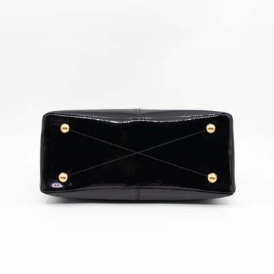 Miroir Tote Metallic Black Vernis