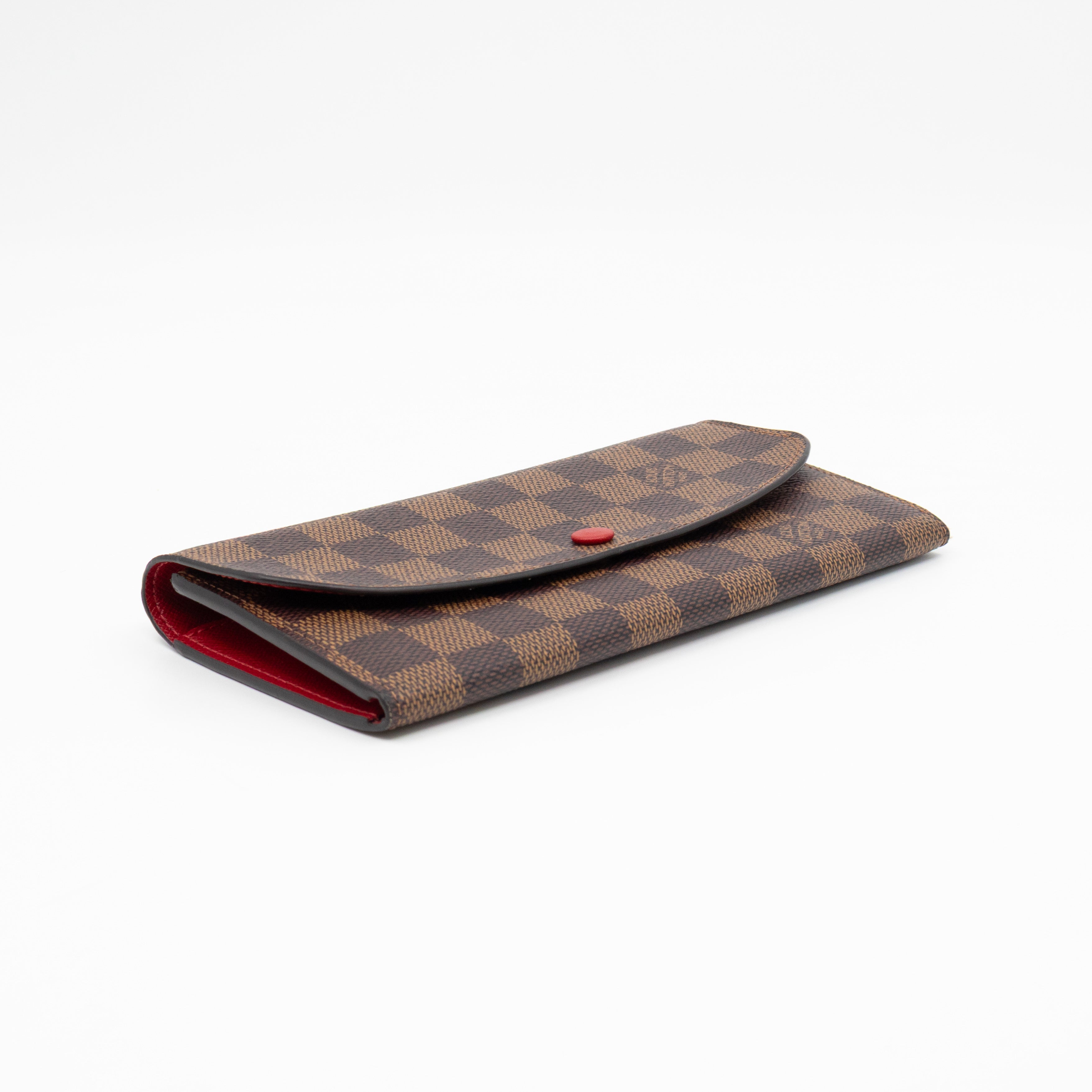 Emilie Wallet Damier Ebene Fucshia