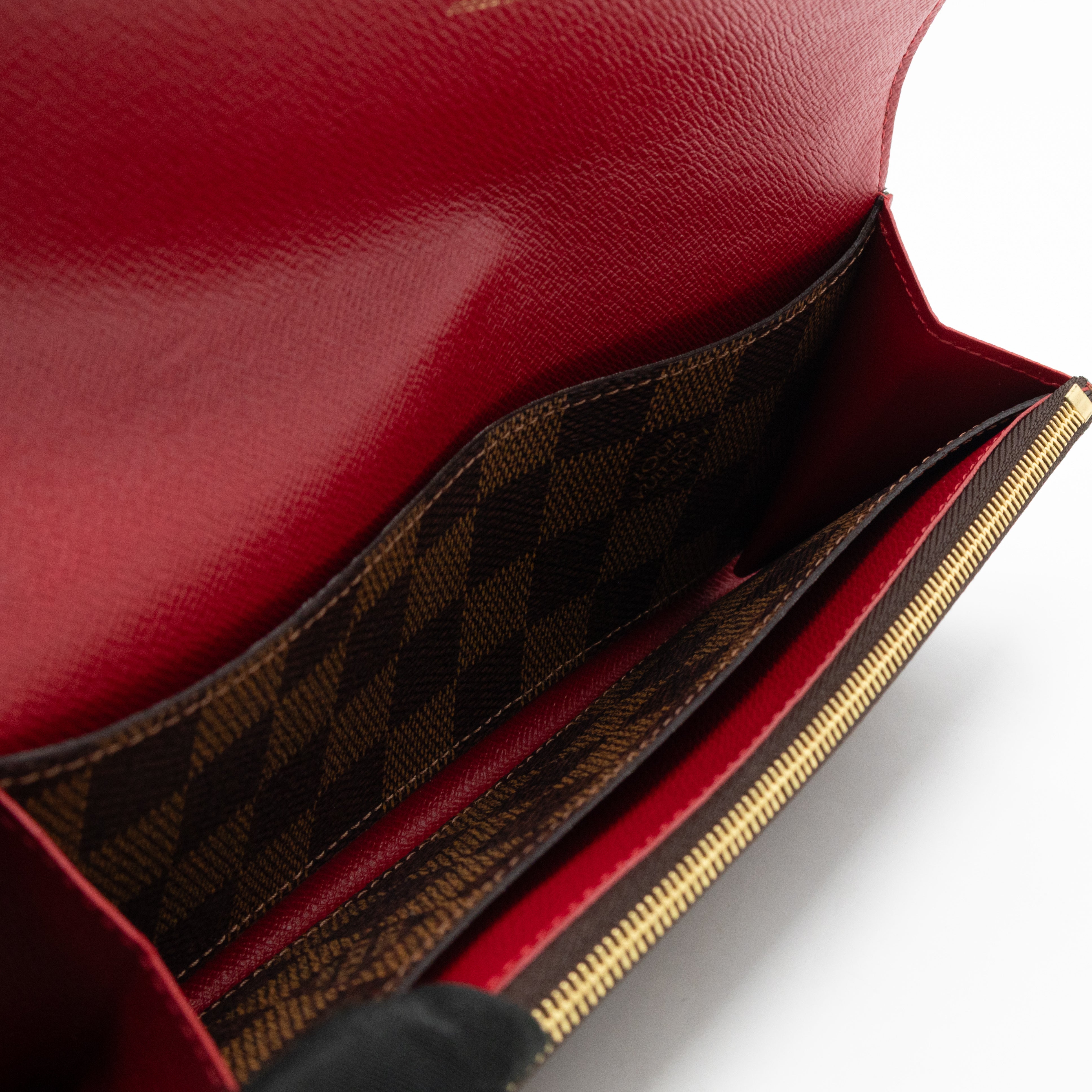 Emilie Wallet Damier Ebene Fucshia