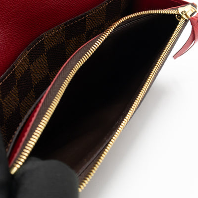 Emilie Wallet Damier Ebene Fucshia