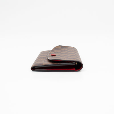 Emilie Wallet Damier Ebene Fucshia