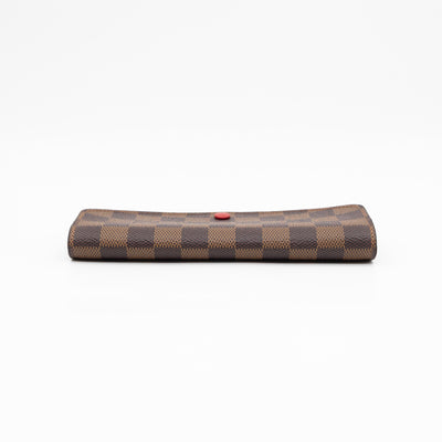 Emilie Wallet Damier Ebene Fucshia