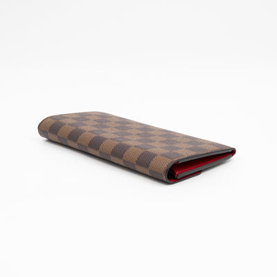 Emilie Wallet Damier Ebene Fucshia