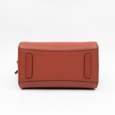 Antigona Mini Paprika Grained Leather
