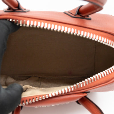 Antigona Mini Paprika Grained Leather