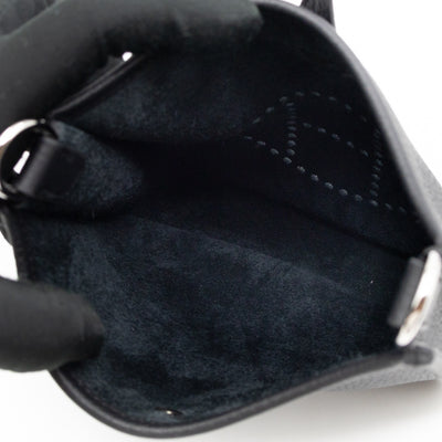 Evelyne 16 Mini Black Leather