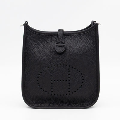 Evelyne 16 Mini Black Leather
