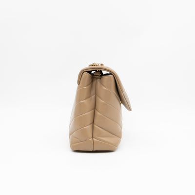 Loulou Small Beige Leather