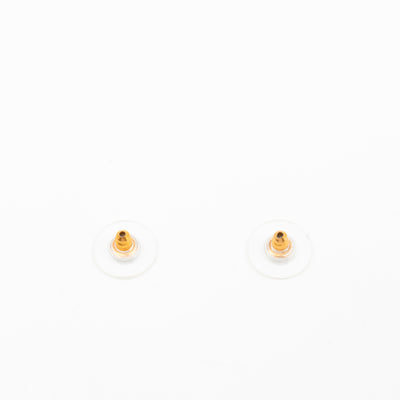 No 5 Perfume Bottle Gold Earrings