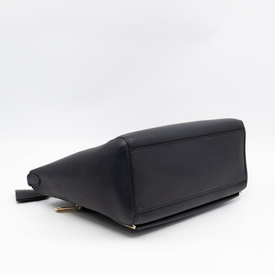 Small Willow Black Leather