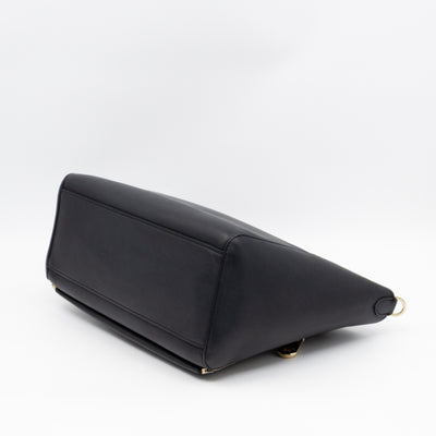 Small Willow Black Leather