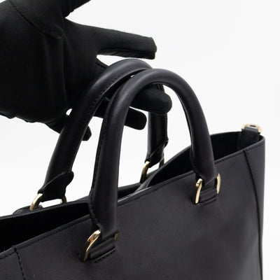 Small Willow Black Leather