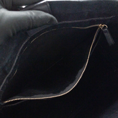 Small Willow Black Leather